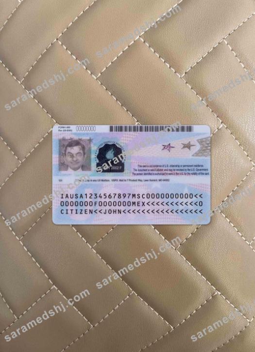 USA employment authorization photolook BACK